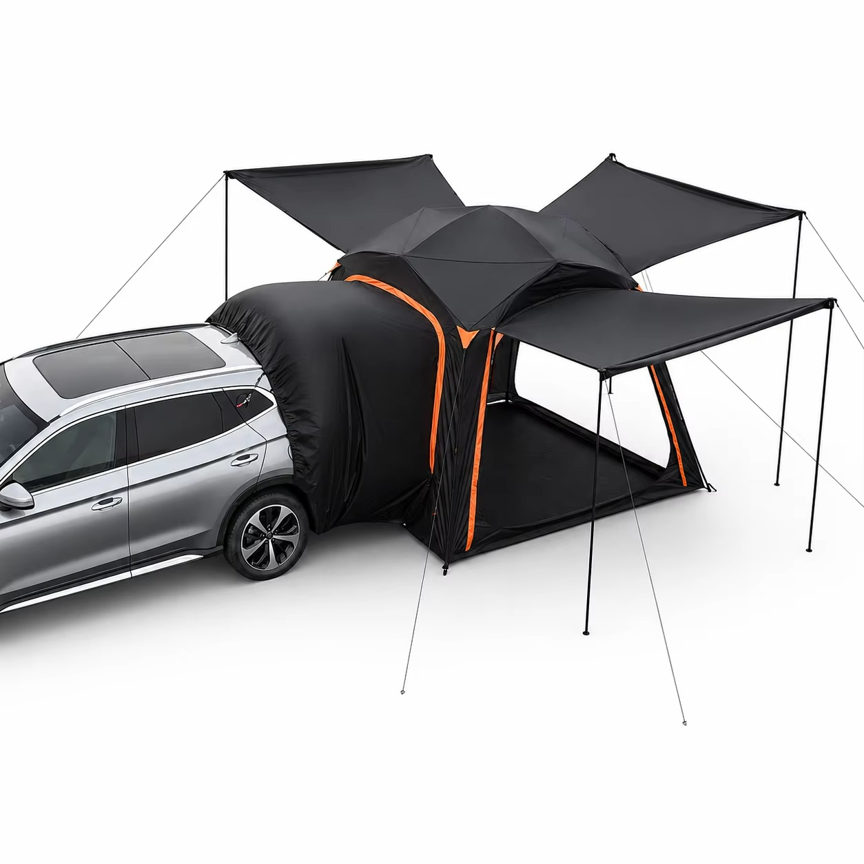 Outdoor Camping Car Tail Tent - 범용 SUV 테일 리어 텐트 1인용