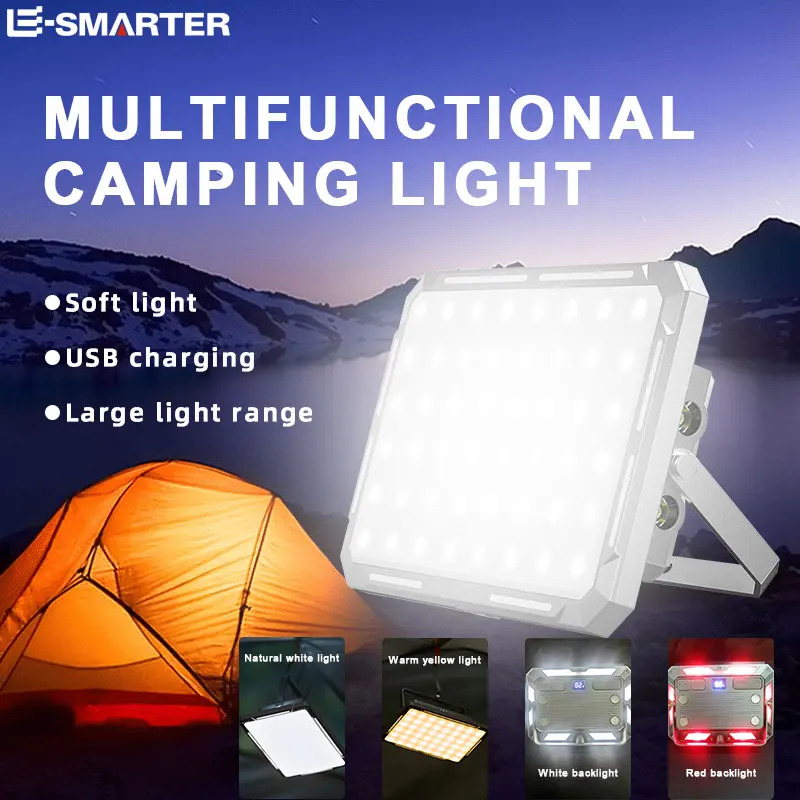 Outdoor Camping Tent Waterproof - LED 캠핑 텐트 라이트 충전식 서치라이트