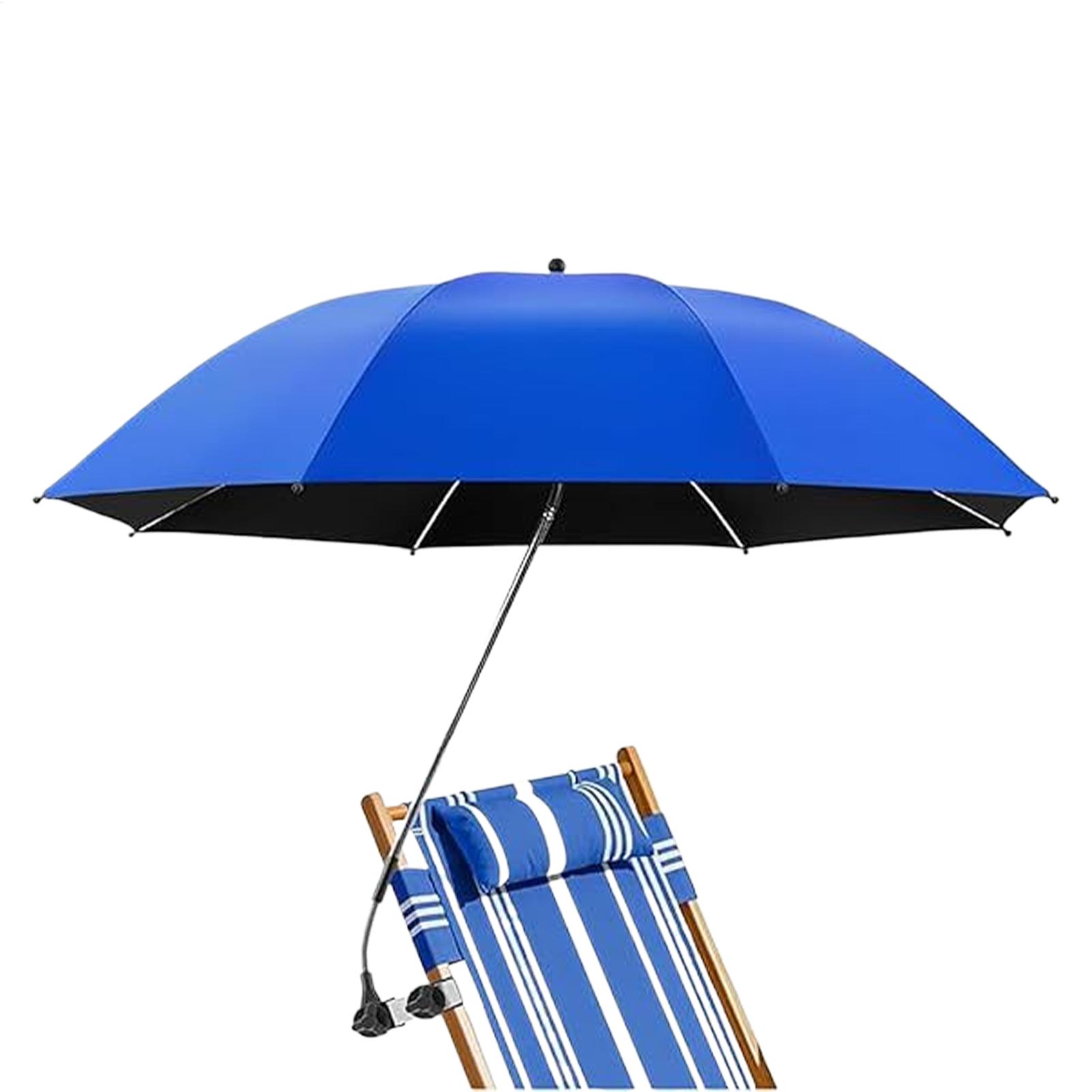 Outdoor Camping Umbrella - 360도 조절 가능한 해변용 파라솔, 접이식