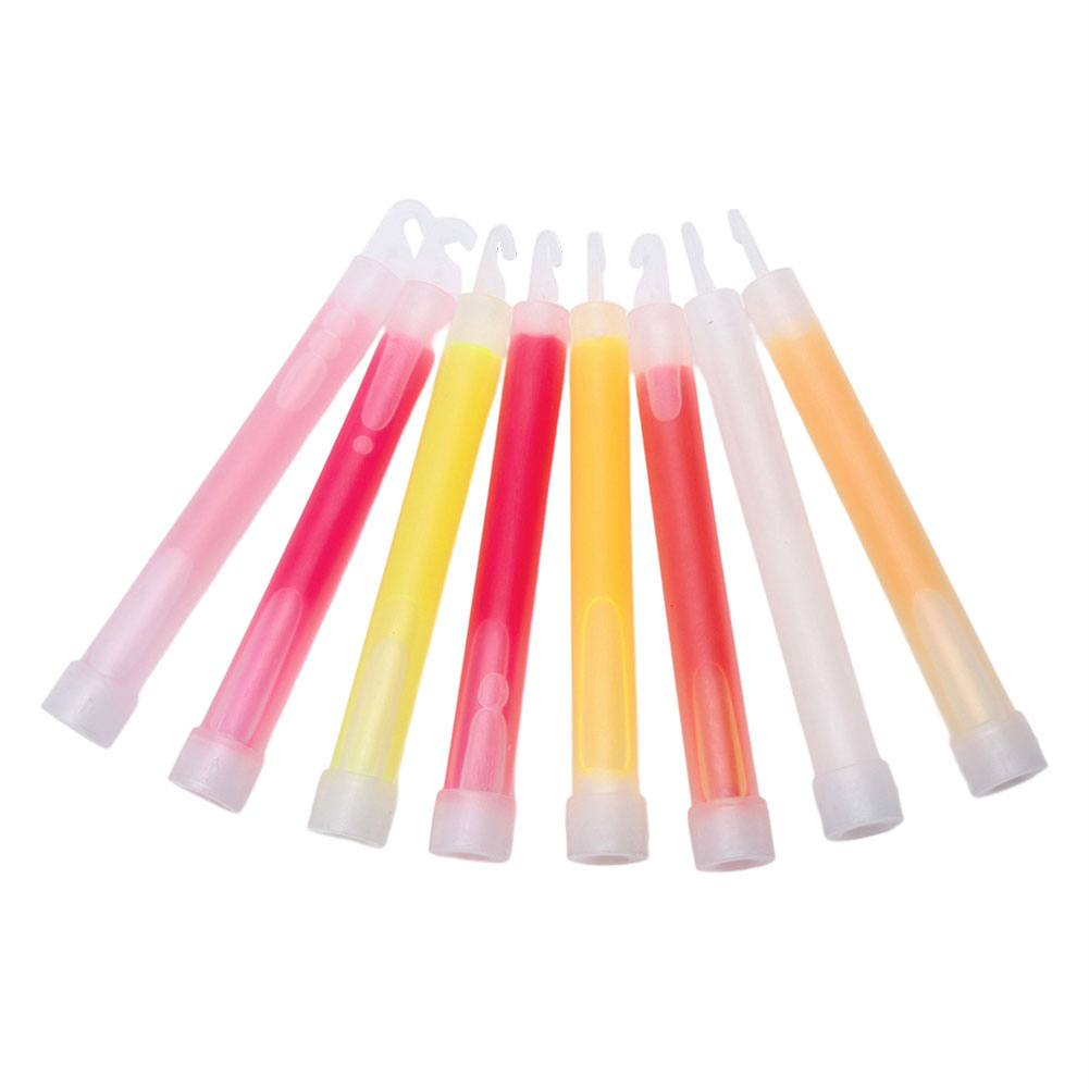 Glow Sticks Survival - 10개 캠핑 야광봉 방수 6인치 야외