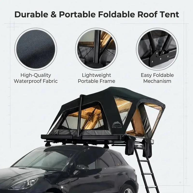Outdoor Camping Tent Waterproof - 방수 고품질 자동차 루프탑 SUV용 접이식