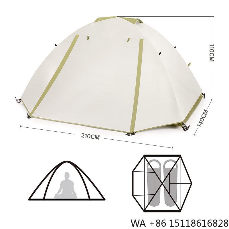 Outdoor Camping Tent Waterproof - 하이킹 등산 트레킹 캠핑 텐트 이중