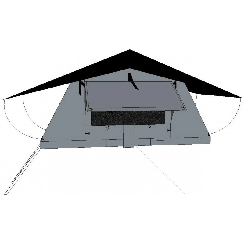 Outdoor Camping Tent Waterproof - 공장 직판 고품질 - 4인용 4X4