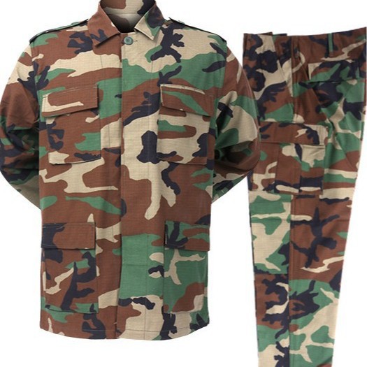 Outdoor Camping Set - 남성용 BDU 위장복 2피스 세트 전술