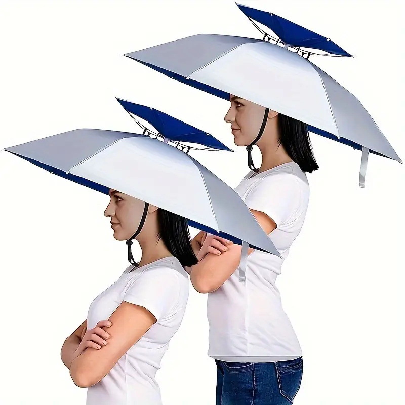 이중 레이어 조절 가능 낚시 우산 모자 접이식 핸즈프리 - Outdoor Camping Umbrella 리뷰 및 가격