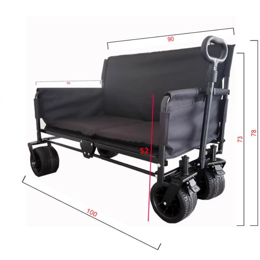 JXFT 다기능 4륜 금속 야외 접이식 웨건 리클라이닝 - Outdoor Camping Set 리뷰 및 가격