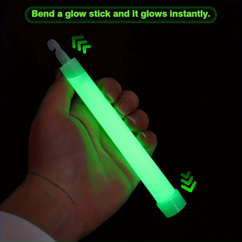 고품질 LED 야광봉(6인치) - 후크 포함, 하이킹, - Glow Sticks Survival 리뷰 및 가격