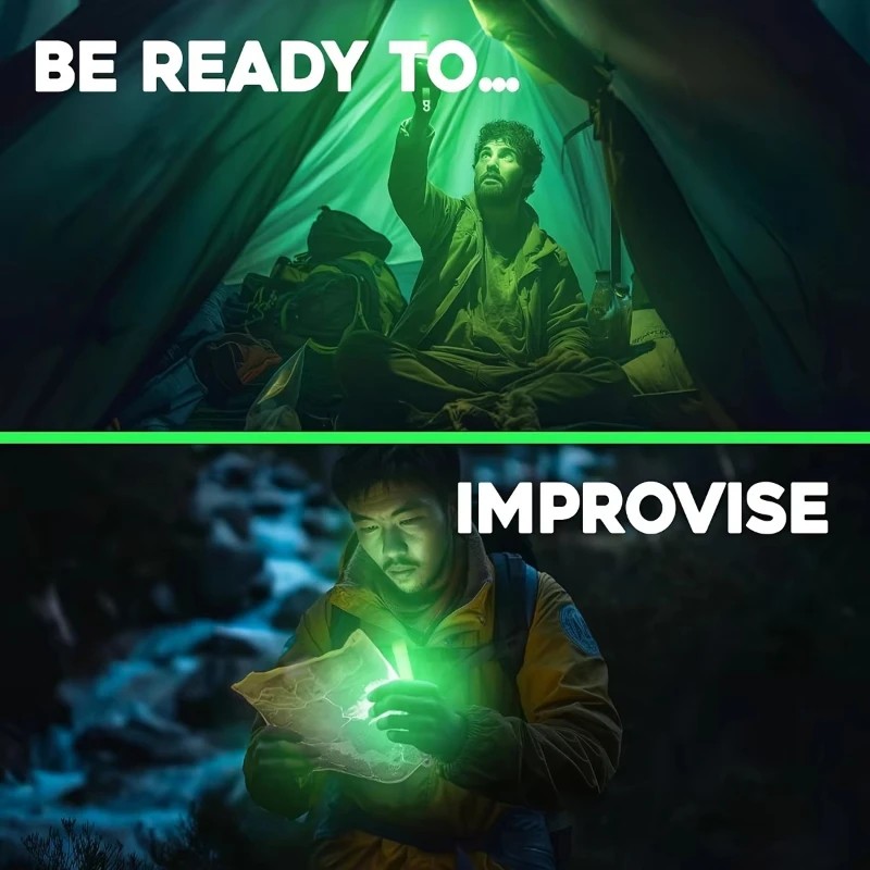 고품질 LED 야광봉(6인치) - 후크 포함, 하이킹, - Glow Sticks Survival 리뷰 및 가격