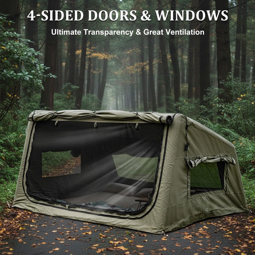 야외 자동 팽창식 캠핑 텐트 캠프 파티 사계절 방수 난 - Outdoor Camping Tent Waterproof 리뷰 및 가격
