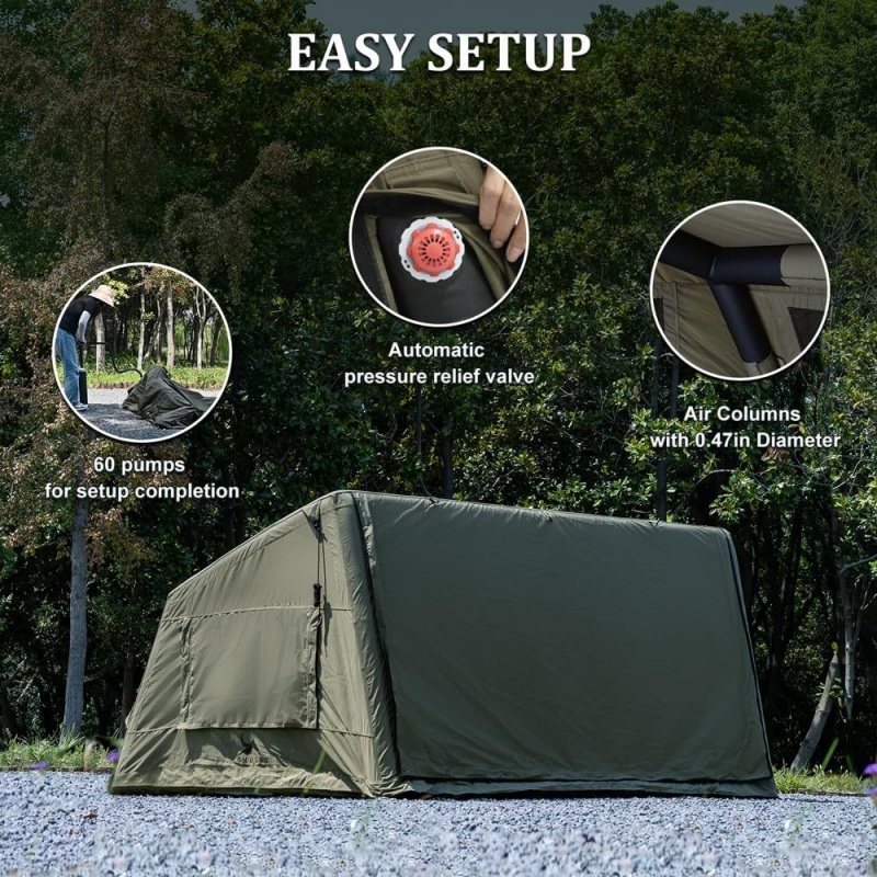 야외 자동 팽창식 캠핑 텐트 캠프 파티 사계절 방수 난 - Outdoor Camping Tent Waterproof 리뷰 및 가격