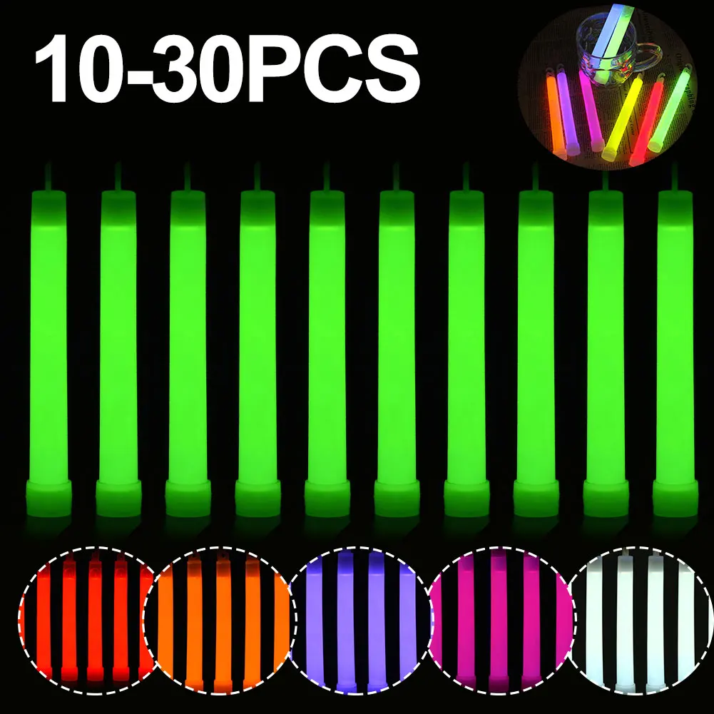 30pcs 글로우 라이트 스틱 방수 군사 콘서트 파티  - Glow Sticks Survival 리뷰 및 가격