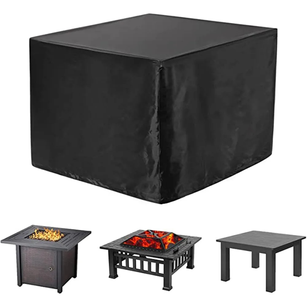 조임끈 잠금 장치가 있는 방수 사각형 화덕 커버 - 내 - Outdoor Camping Fire 리뷰 및 가격