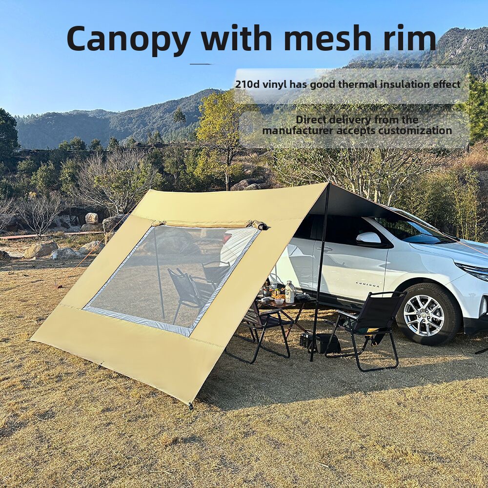 공장 직판 폴리에스터 방수 여행용 사이드 텐트 스크린  - Outdoor Camping Car Tail Tent 리뷰 및 가격