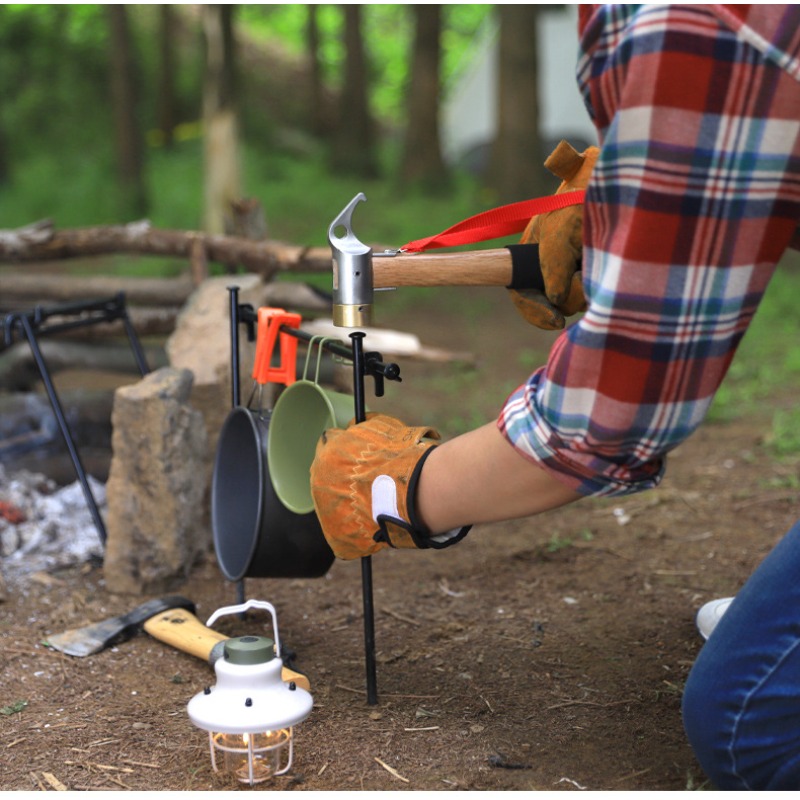 야외 바베큐 그릴용 내열 난연 장갑 소가죽 고온 방지  - Outdoor Camping Gear 리뷰 및 가격