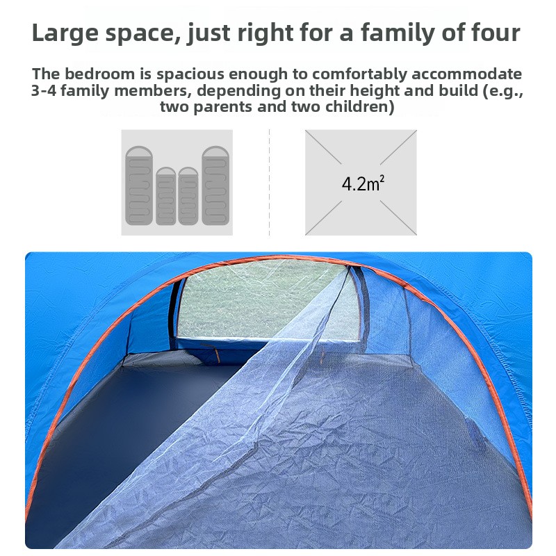 텐트 야외 캠핑용 더블 쿼드 자동 팝업 방수 비치 가족 - Camping Quad 리뷰 및 가격