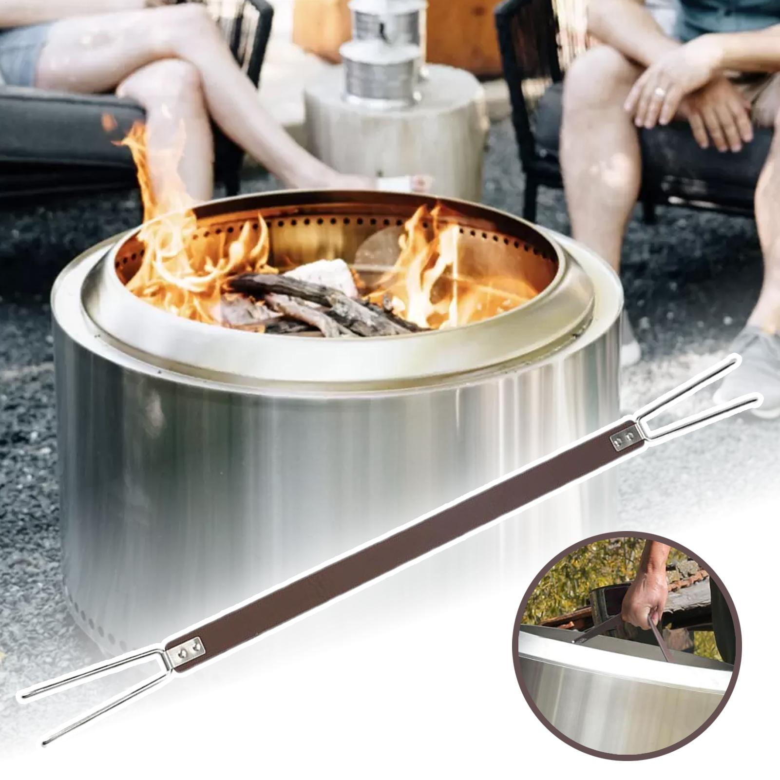 화덕 뚜껑 손잡이, 화덕 도구, 휴대용 손잡이, 스테인 - Outdoor Camping Fire 리뷰 및 가격
