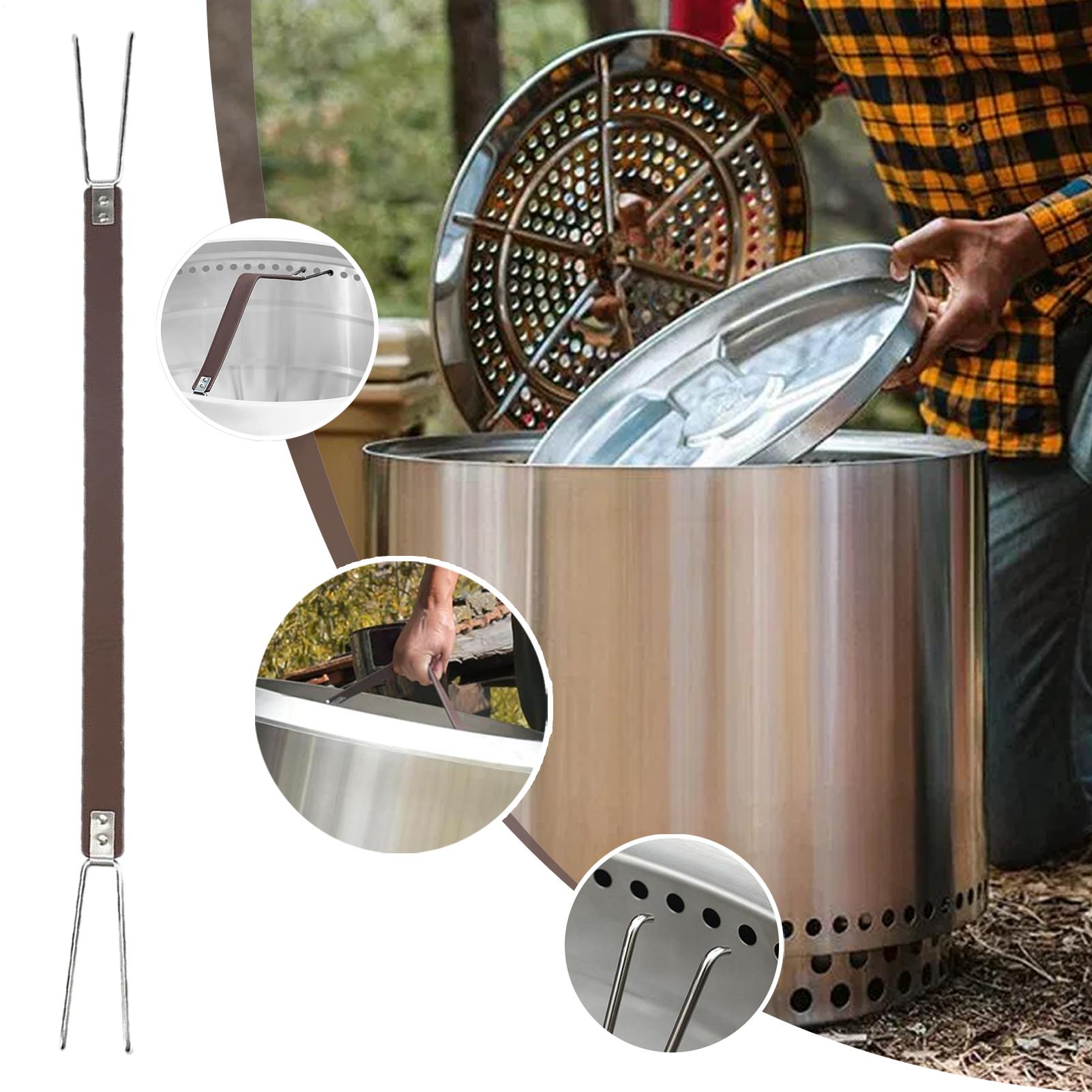 화덕 뚜껑 손잡이, 화덕 도구, 휴대용 손잡이, 스테인 - Outdoor Camping Fire 리뷰 및 가격